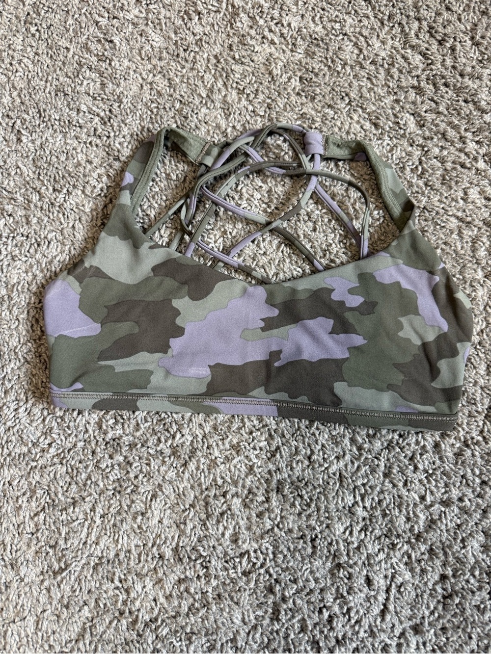 Lululemon Camo Sports Bra